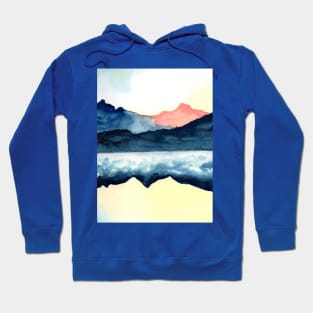 Mountains are calling watercolor Hoodie